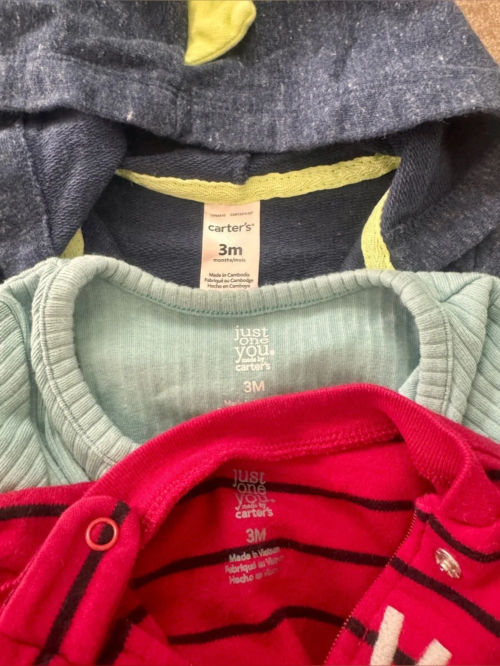 Carter's Boys 3M Fall/Winter Bundle • 9 Pieces
